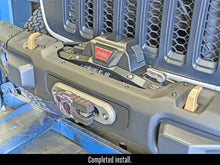 Load image into Gallery viewer, RockJock JL/JT Winch Plate Kit Steel Bumper