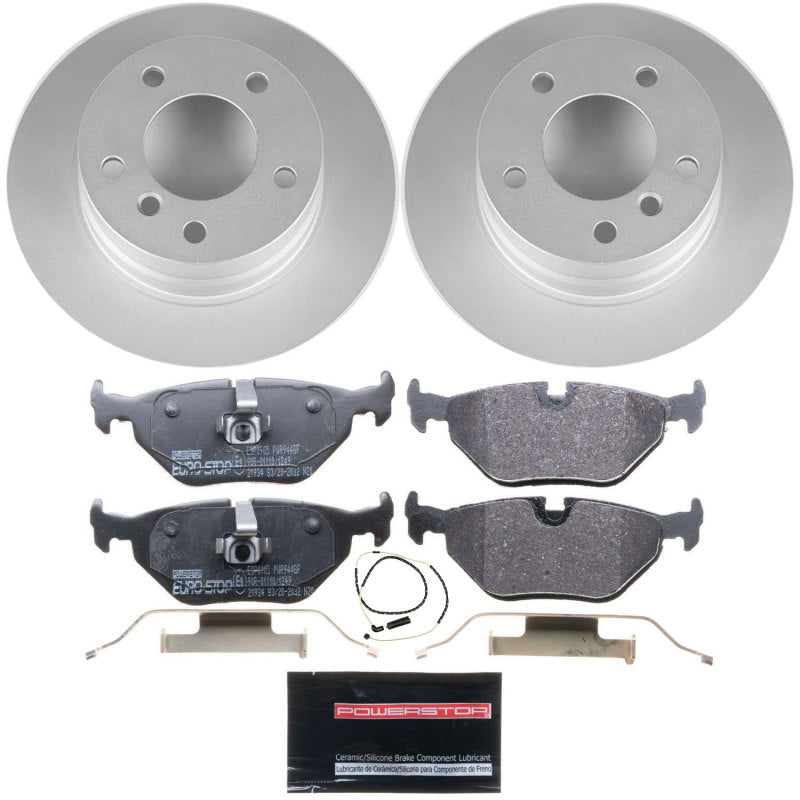 Power Stop 03-05 BMW Z4 Rear Euro-Stop Brake Kit PowerStop