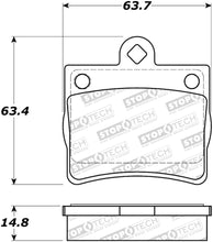 Load image into Gallery viewer, StopTech Premium Ceramic Brake Pads - 308.07390