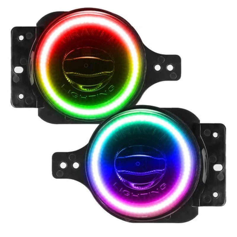 Oracle Jeep Wrangler JL/JT Sport High Performance W LED Fog Lights - ColorSHIFT w/o Controller ORACLE Lighting