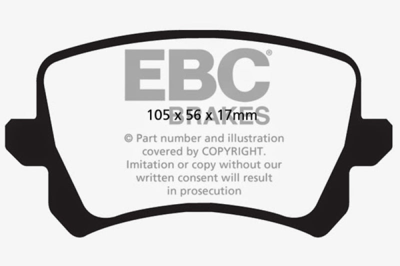EBC BlueStuff Rear Brake Pads - DP52004NDX EBC
