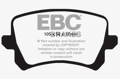 EBC BlueStuff Rear Brake Pads - DP52004NDX EBC