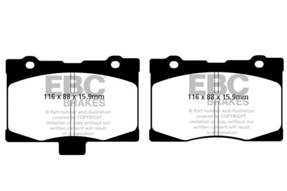 EBC Ultimax2 Front Brake Pads - UD1091 EBC