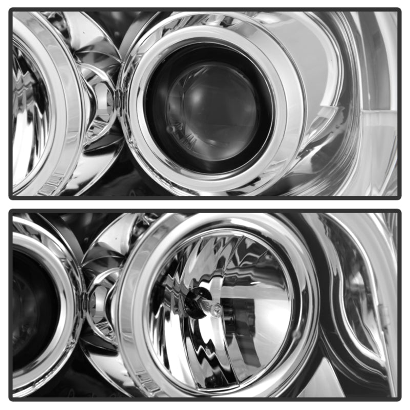 Spyder Ford Expedition 07-13 Projector Headlights Light Tube DRL Chrm PRO-YD-FE07-LTDRL-C SPYDER