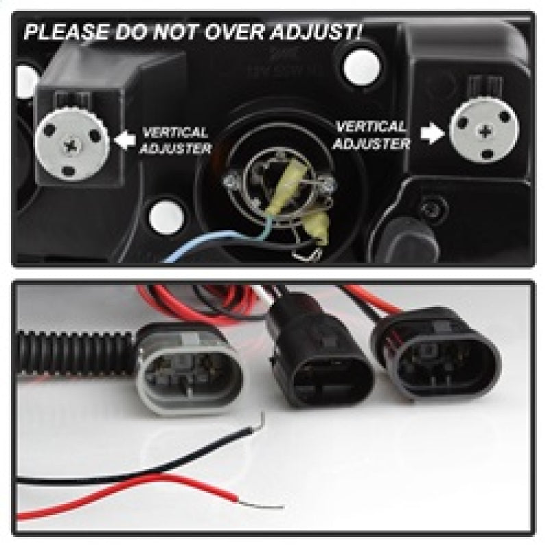 Spyder 99-01 BMW E46 3 Series 4DR Projector Headlights 1PC LED Halo (PRO-YD-BMWE46-4D-HL-AM-BSM) SPYDER