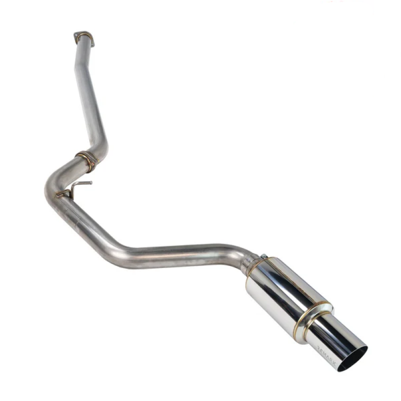 Remark 08-14 Subaru WRX / STI Hatch Cat-Back Exhaust R1 Spec Single Exit Stainless Steel Remark