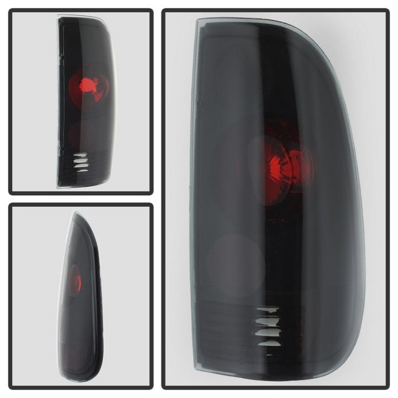 Spyder Ford F150 Styleside 97-03/F250/350/450/550 Euro Style Tail Lights Blk Smke ALT-YD-FF15097-BSM SPYDER