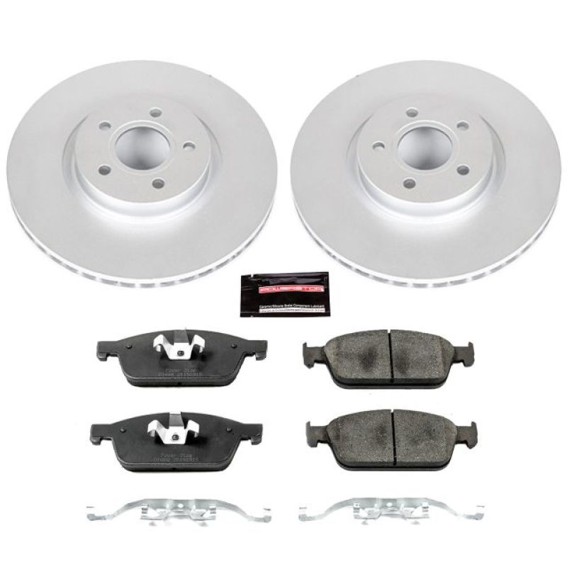 Power Stop 13-14 Ford Focus Front Z23 Evolution Sport Coated Brake Kit PowerStop