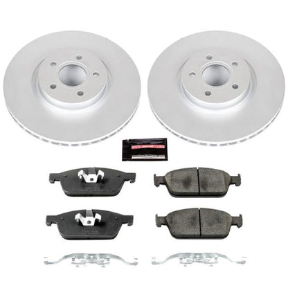 Power Stop 13-14 Ford Focus Front Z23 Evolution Sport Coated Brake Kit PowerStop