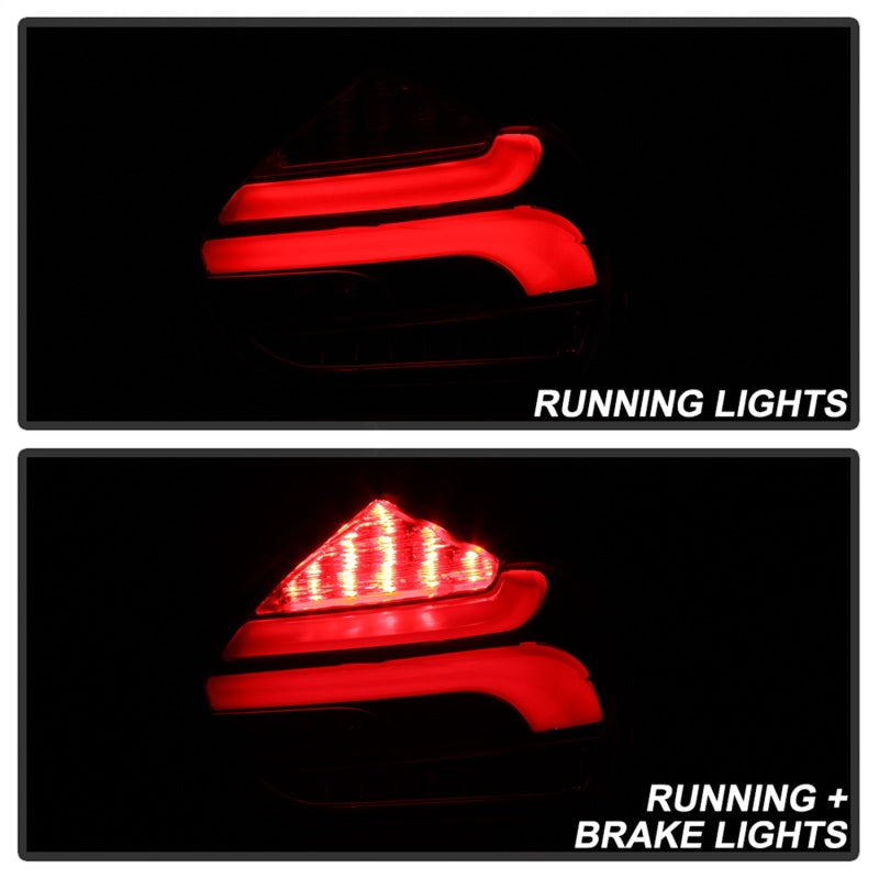 Spyder 15-17 Ford Focus Hatchback LED Tail Lights w/Indicator/Reverse - Black (ALT-YD-FF155D-LED-BK) SPYDER