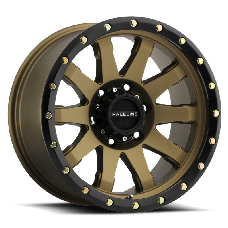 Raceline 934BZ Clutch 20x10in / 6x139.7 BP / -19mm Offset / 106.1mm Bore - Bronze Wheel