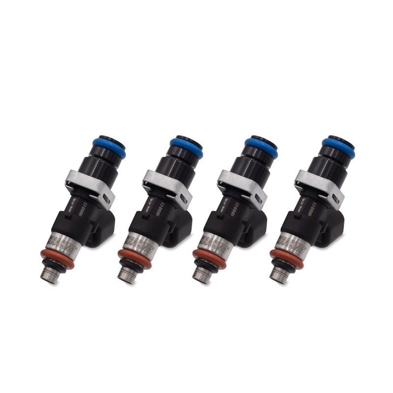 BLOX Racing Eco-Fi Street Injectors 1000cc/min w/ 1/2in Adapter For Honda K Series - Set of 4 BLOX Racing