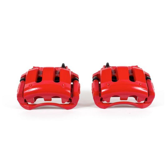 Power Stop 11-14 Ford Mustang Front Red Calipers w/Brackets - Pair PowerStop