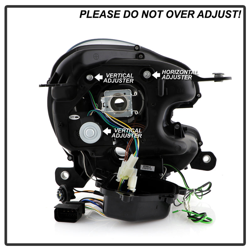 Spyder Mini Countryman 11-16 V2 Xenon/HID Only Proj Headlights - Black PRO-YD-MCO11HID-BK SPYDER