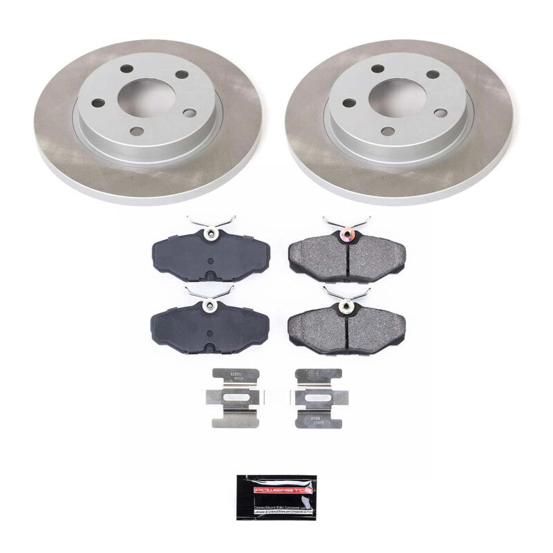 Power Stop 93-05 Mercury Sable Rear Semi-Coated Rotor Kit PowerStop