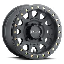 Load image into Gallery viewer, Method MR401 UTV Beadlock 15x7 5+2/+38mm Offset 4x156 132mm CB Matte Black w/BH-H24100 Wheel