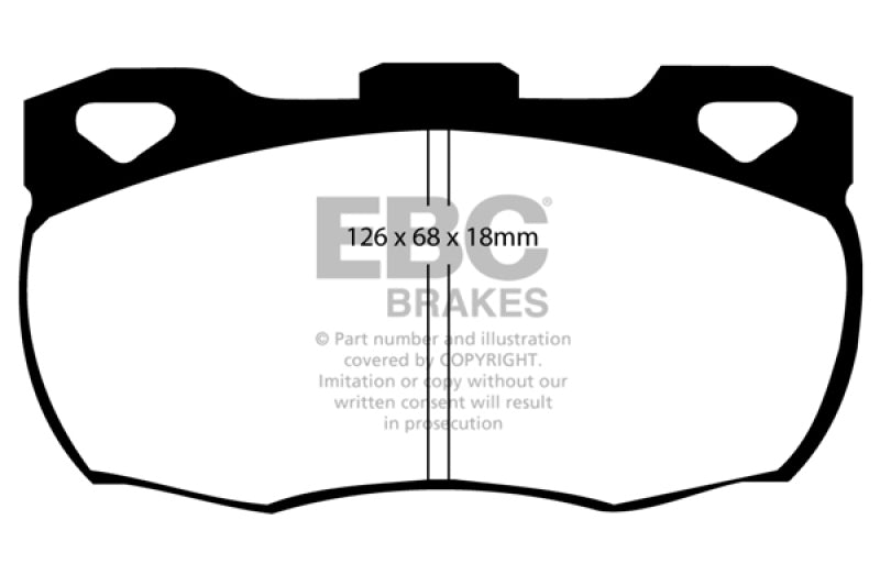 EBC Ultimax2 Front Brake Pads - UD671