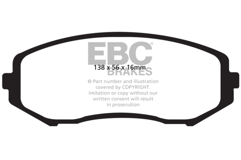 EBC Ultimax2 Front Brake Pads - UD1188 EBC