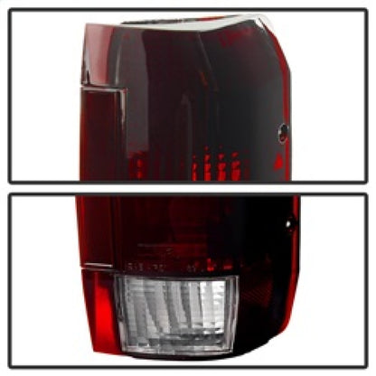 Xtune Ford Bronco F150 F250 F350 F450 92-96 OE Style Tail Lights Red Smoked ALT-JH-FB92-OE-RSM SPYDER