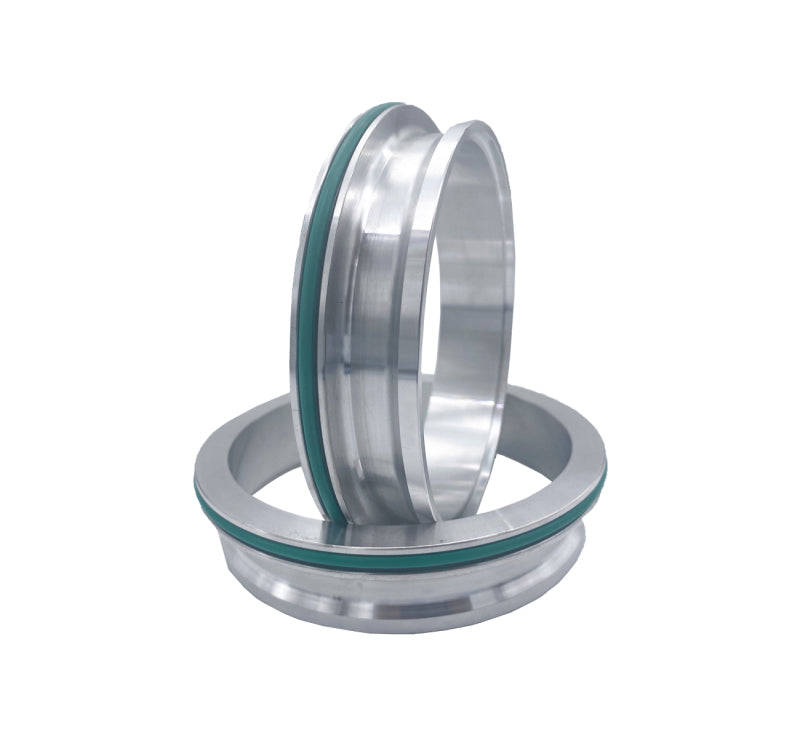 Granatelli Aluminum Dual Seal Clamp 3.0in Weld-on Ferrule Set
