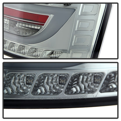 Spyder Audi A6 05-08 4Dr Sedan Only Light Bar LED Tail Lights Smke ALT-YD-AA605V2-LBLED-SM SPYDER