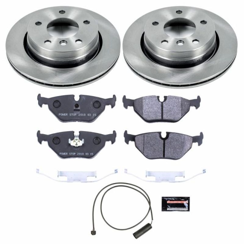 Power Stop 98-99 BMW 323i Rear Track Day SPEC Brake Kit PowerStop