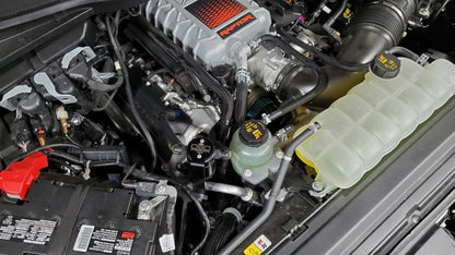 J&L 23-25 Ford F-150 Raptor R Oil Separator 3.0 Passenger Side - Black Anodized J&L