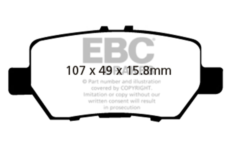 EBC GreenStuff Rear Brake Pads - DP21736 EBC