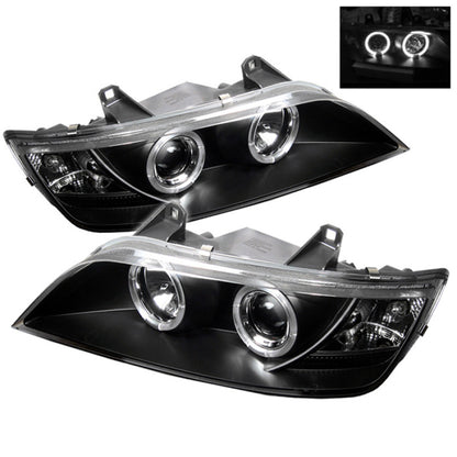 Spyder BMW Z3 96-02 Projector Headlights LED Halo Black High H1 Low H1 PRO-YD-BMWZ396-HL-BK SPYDER