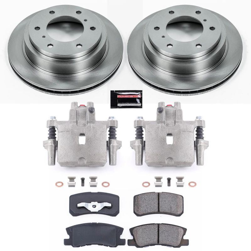 Power Stop 01-06 Mitsubishi Montero Rear Autospecialty Brake Kit w/Calipers PowerStop