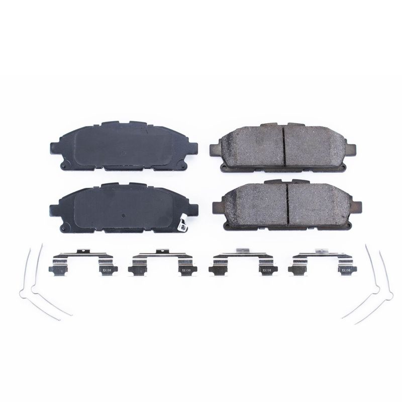 Power Stop 11-17 Nissan Quest Front Z17 Evolution Ceramic Brake Pads w/Hardware PowerStop