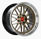 BBS LM 21x10.5 5x112 ET10 PFS Selenite Bronze Center / Diamond Cut Lip Wheel - 82mm PFS/Clip Req