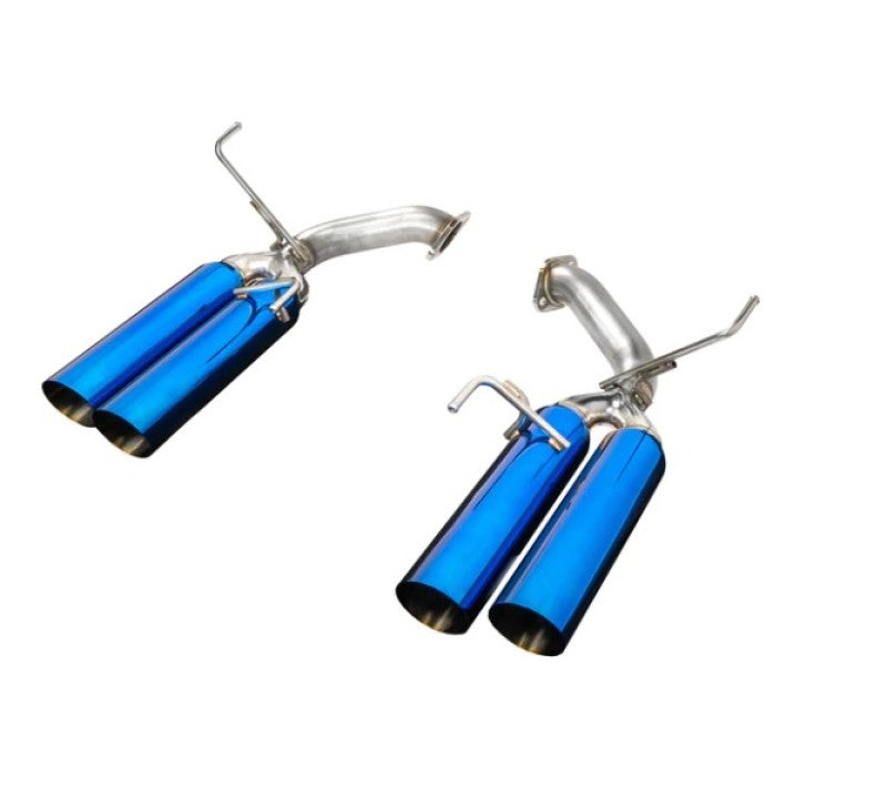 Remark 2022+ Subaru WRX BOSO Edition Axle Back Exhaust w/ Burnt Blue Stainless Tips Remark