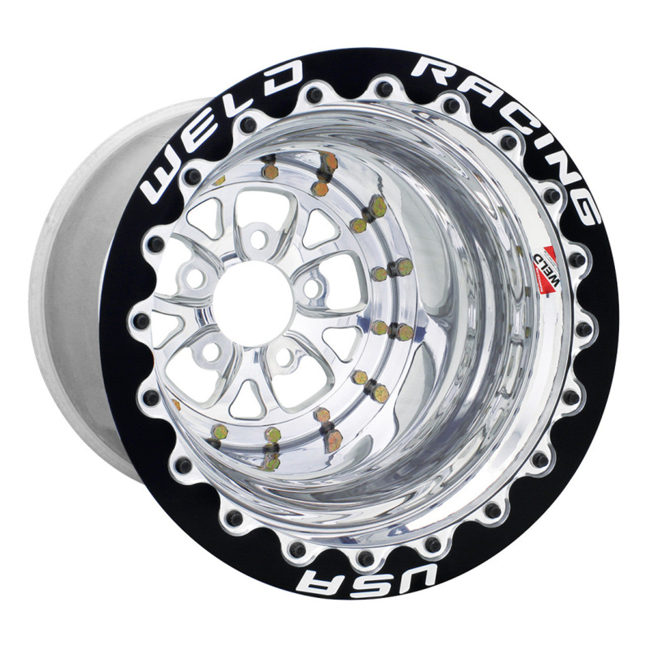 Weld V-Series 15x14 / 5x4.75 BP / 4in. BS Polished Wheel - Non-Beadlock