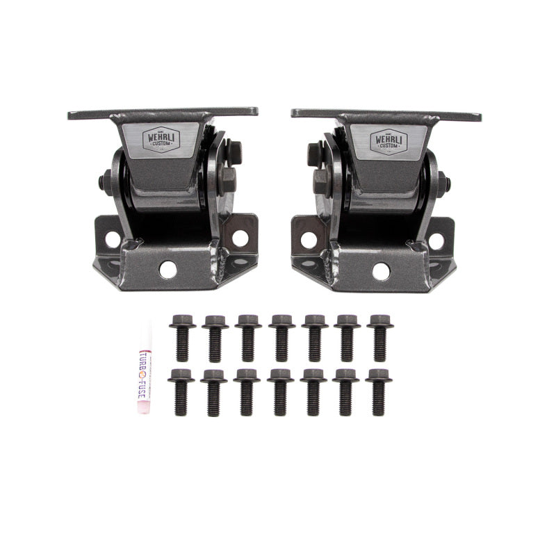 Wehrli 11-16 Chevrolet Duramax LML Heavy Duty Engine Mount - Gloss Black - WCF100160-GB