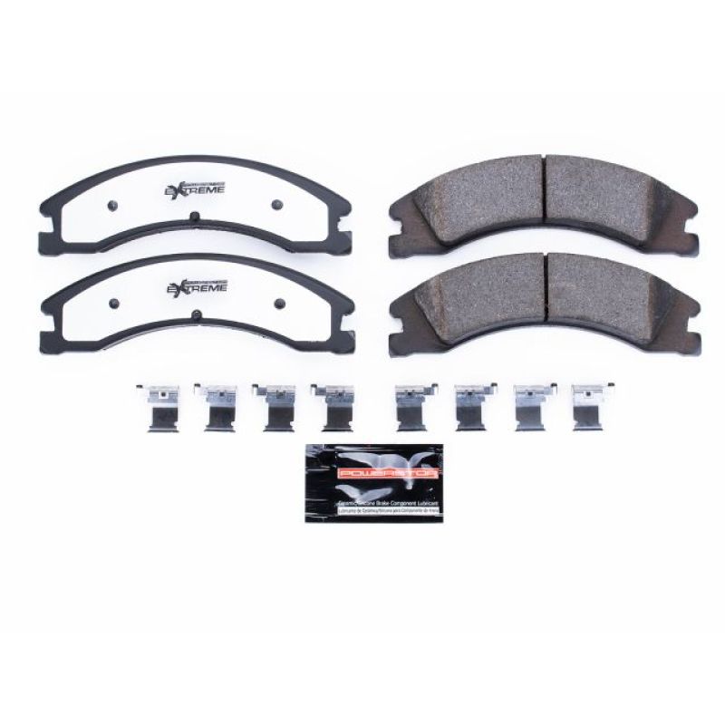 Power Stop 08-19 Ford E-450 Super Duty Rear Z36 Truck & Tow Brake Pads w/Hardware PowerStop