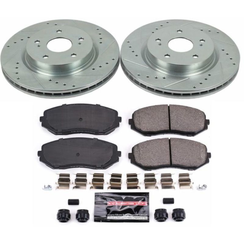 Power Stop 06-13 Suzuki Grand Vitara Front Z23 Evolution Sport Brake Kit PowerStop