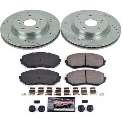 Power Stop 06-13 Suzuki Grand Vitara Front Z23 Evolution Sport Brake Kit PowerStop