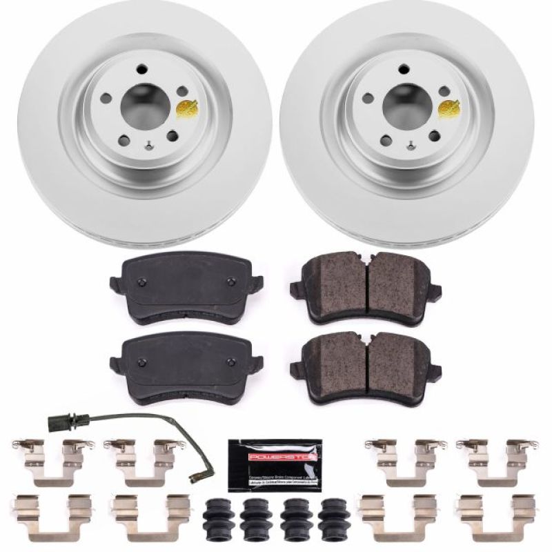 Power Stop 16-18 Audi A7 Quattro Rear Z23 Evolution Sport Coated Brake Kit PowerStop