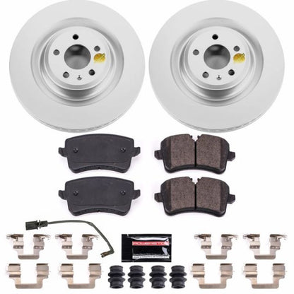Power Stop 16-18 Audi A7 Quattro Rear Z23 Evolution Sport Coated Brake Kit PowerStop