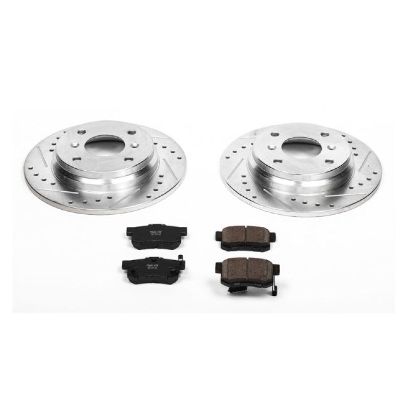 Power Stop 92-96 Honda Prelude Rear Z23 Evolution Sport Brake Kit PowerStop