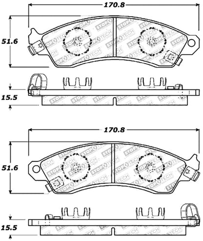 StopTech Performance Brake Pads Stoptech