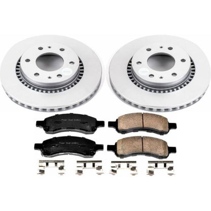 Power Stop 06-07 Buick Rainier Front Z17 Evolution Geomet Coated Brake Kit PowerStop