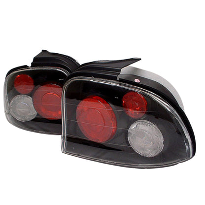 Spyder Dodge Neon 95-99 Euro Style Tail Lights Black ALT-YD-DN95-BK SPYDER