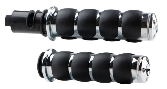 Kuryakyn ISO Grips 24 and Up Touring Chrome