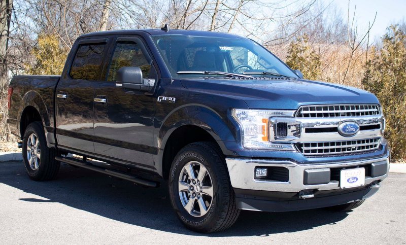 Fishbone Offroad 15-22 Ford F150 Extended Cab Oval Side Steps - Black Textured Fishbone Offroad