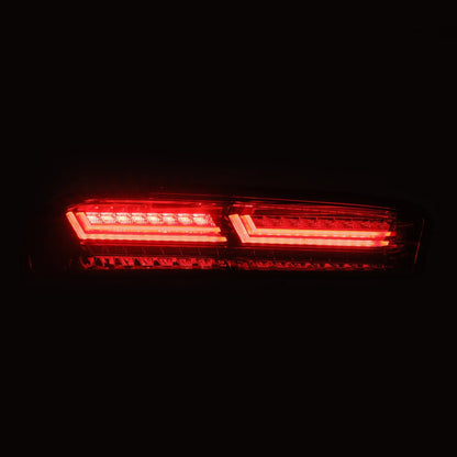 AlphaRex 16-18 Chevrolet Camaro PRO-Series LED Tail Lights Jet Black - 610010 AlphaRex