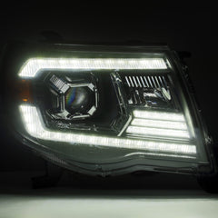 AlphaRex 05-11 Toyota Tacoma LUXX-Series LED Projector Headlights Black - 880741