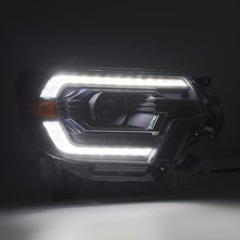 Load image into Gallery viewer, AlphaRex 12-15 Toyota Tacoma PRO-Series Halogen Projector Headlights Alpha-Black - 880748