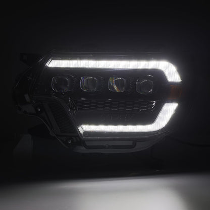 AlphaRex 12-15 Toyota Tacoma NOVA-Series LED Projector Headlights Alpha-Black - 880752 AlphaRex